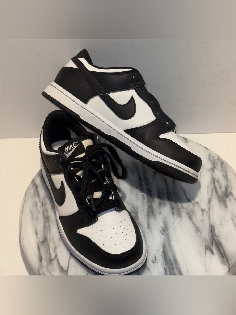 Nike Dunk Low Retro PS Panda White Black Size 2.5Y Sneakers Shoes CW1589-100